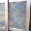 90cm Decorative Window Film - Self Adhesive Leaves Frosted Privacy Window Decal